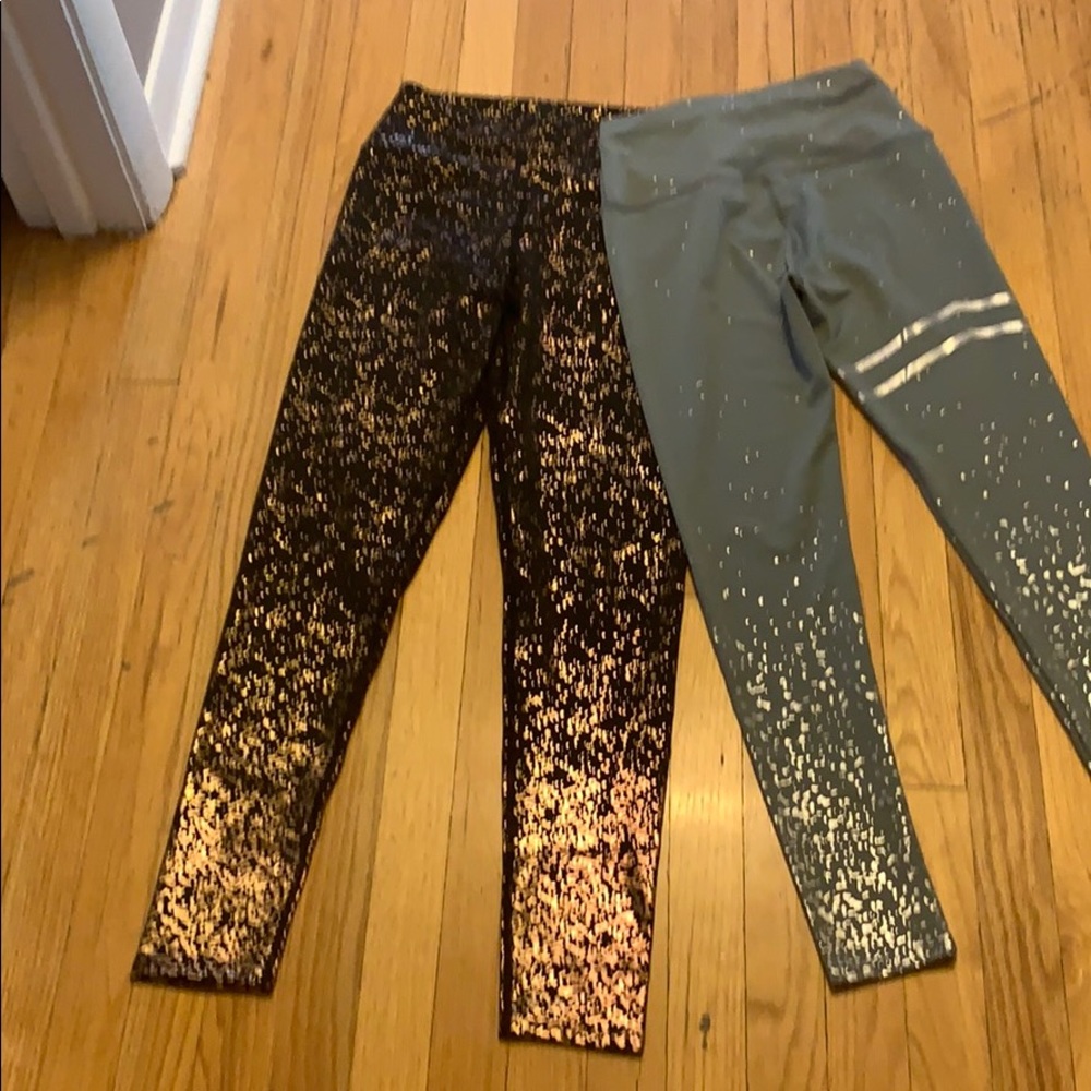 Sparkle medium leggings NEVER WORN!